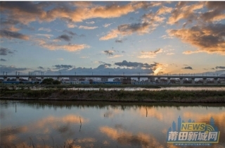 莆田寧海橋，落日余暉。